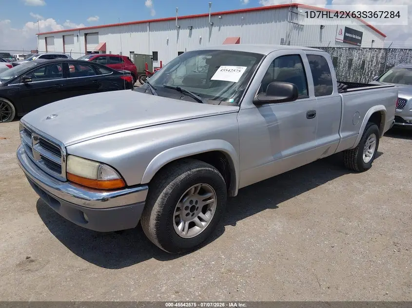 2003 Dodge Dakota Slt VIN: 1D7HL42X63S367284 Lot: 45542575