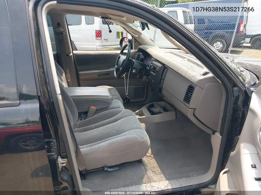 2003 Dodge Dakota Sport/Sxt VIN: 1D7HG38N53S217266 Lot: 45597620