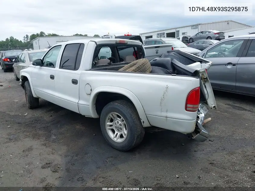 2003 Dodge Dakota Slt VIN: 1D7HL48X93S295875 Lot: 45613977