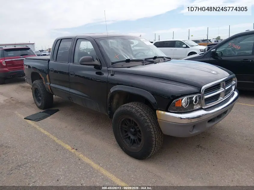2004 Dodge Dakota Slt VIN: 1D7HG48N24S774305 Lot: 45328313