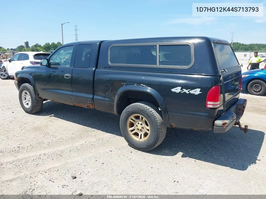 2004 Dodge Dakota VIN: 1D7HG12K44S713793 Lot: 45549134
