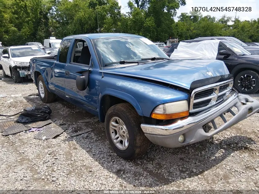 2004 Dodge Dakota Slt VIN: 1D7GL42N54S748328 Lot: 45588339