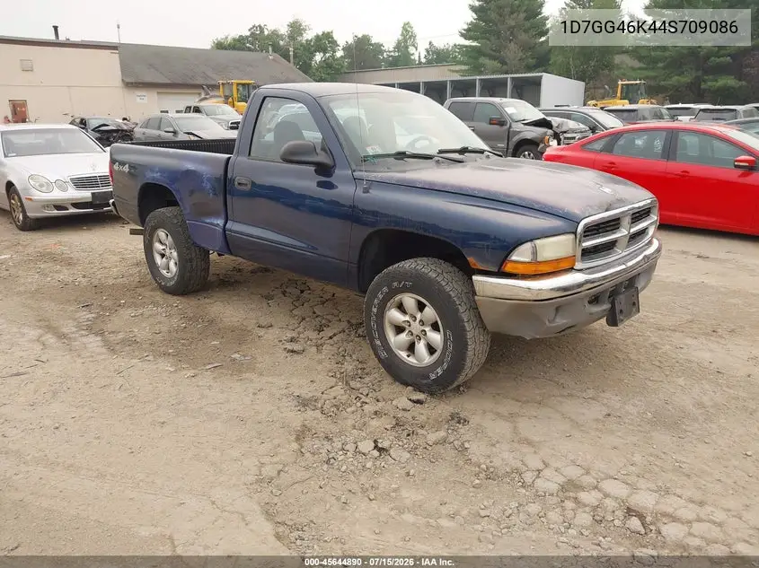 2004 Dodge Dakota Slt VIN: 1D7GG46K44S709086 Lot: 45644890