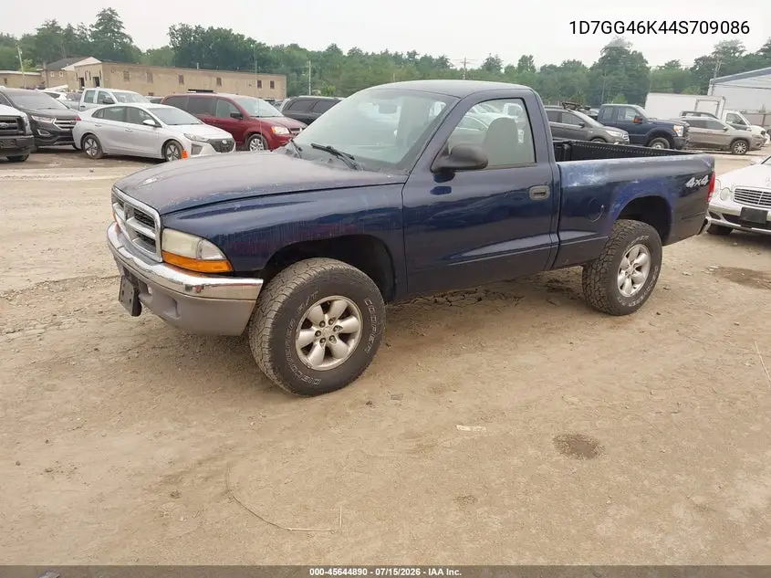 2004 Dodge Dakota Slt VIN: 1D7GG46K44S709086 Lot: 45644890