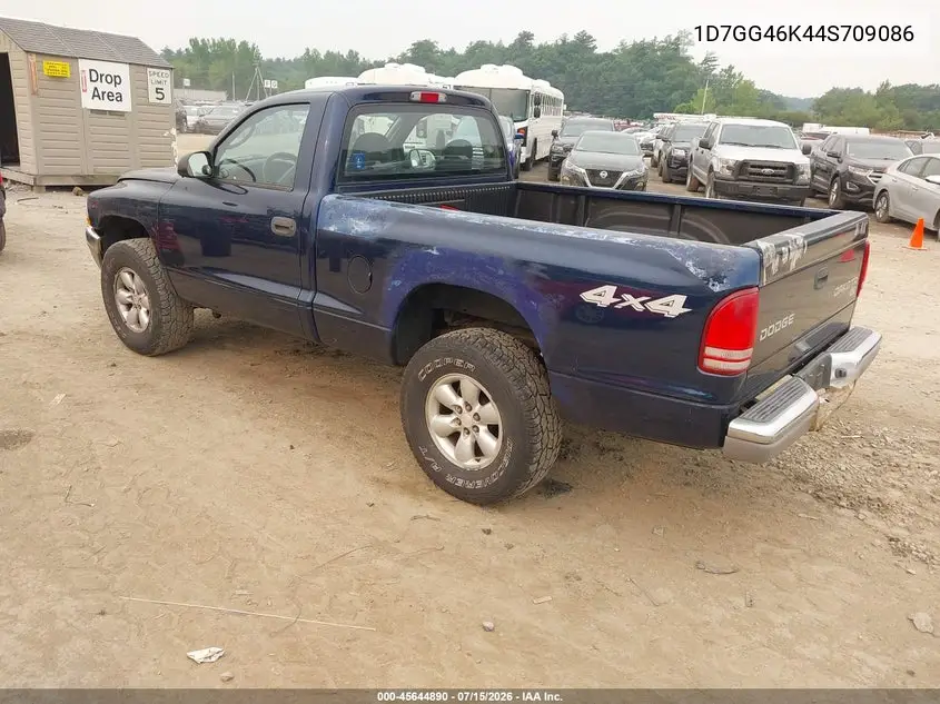 2004 Dodge Dakota Slt VIN: 1D7GG46K44S709086 Lot: 45644890