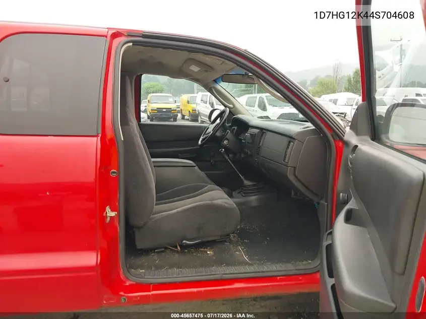 2004 Dodge Dakota VIN: 1D7HG12K44S704608 Lot: 45657475