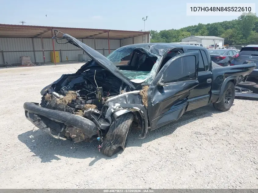 2004 Dodge Dakota Slt VIN: 1D7HG48N84S522610 Lot: 45675872