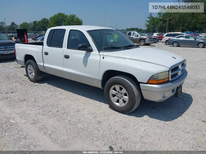 2004 Dodge Dakota Slt VIN: 1D7HL48N24S548051 Lot: 45690255