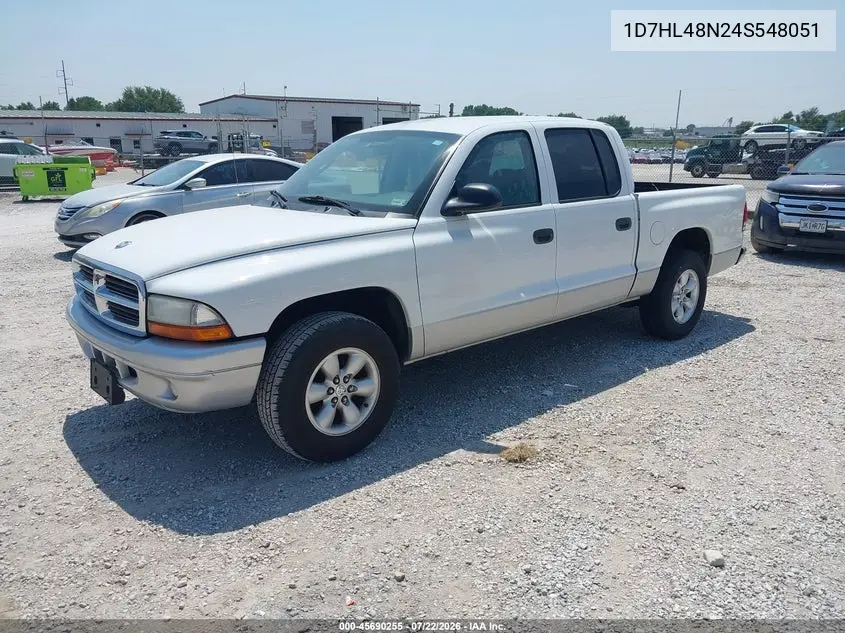 2004 Dodge Dakota Slt VIN: 1D7HL48N24S548051 Lot: 45690255