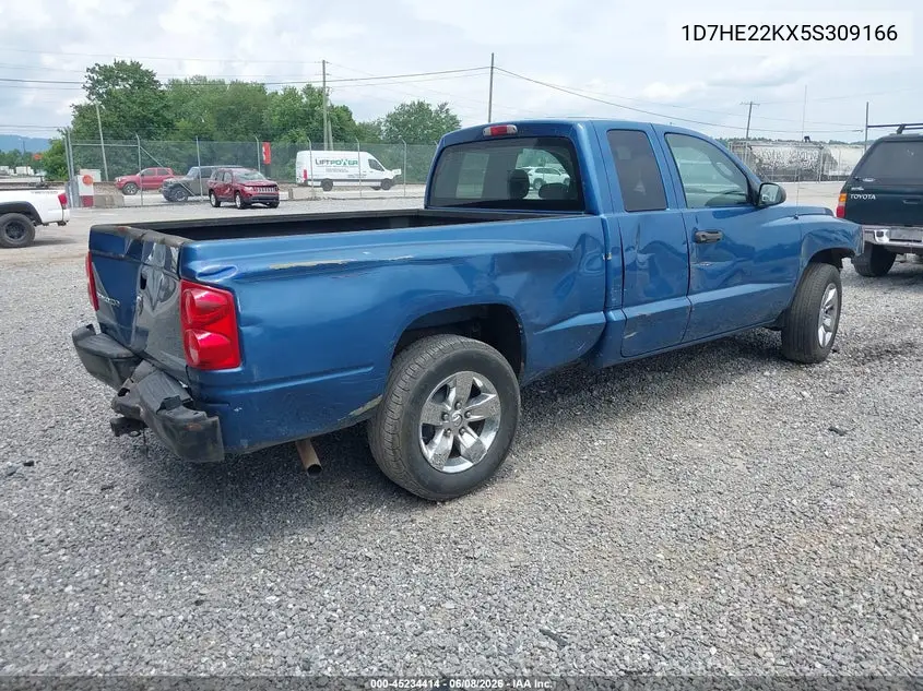 2005 Dodge Dakota St VIN: 1D7HE22KX5S309166 Lot: 45234414
