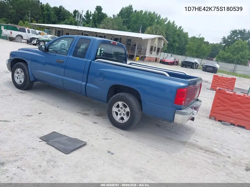 2005 Dodge Dakota Slt VIN: 1D7HE42K75S180539 Lot: 45338767