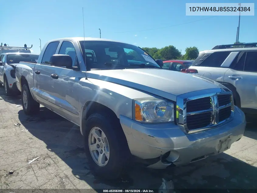 2005 Dodge Dakota Slt VIN: 1D7HW48J85S324384 Lot: 45356398