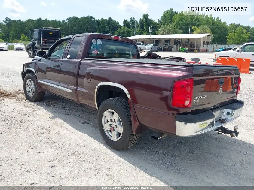 2005 Dodge Dakota Laramie VIN: 1D7HE52N65S106657 Lot: 45464149