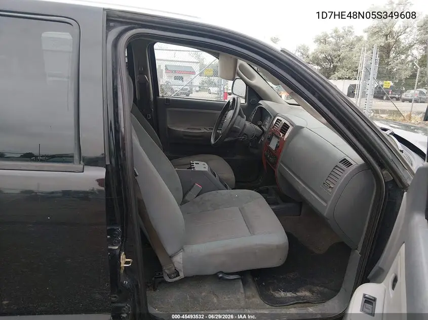2005 Dodge Dakota Slt VIN: 1D7HE48N05S349608 Lot: 45493532