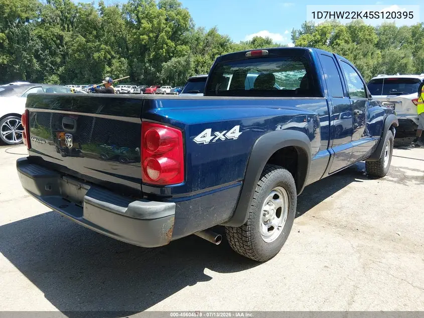 2005 Dodge Dakota St VIN: 1D7HW22K45S120395 Lot: 45604579