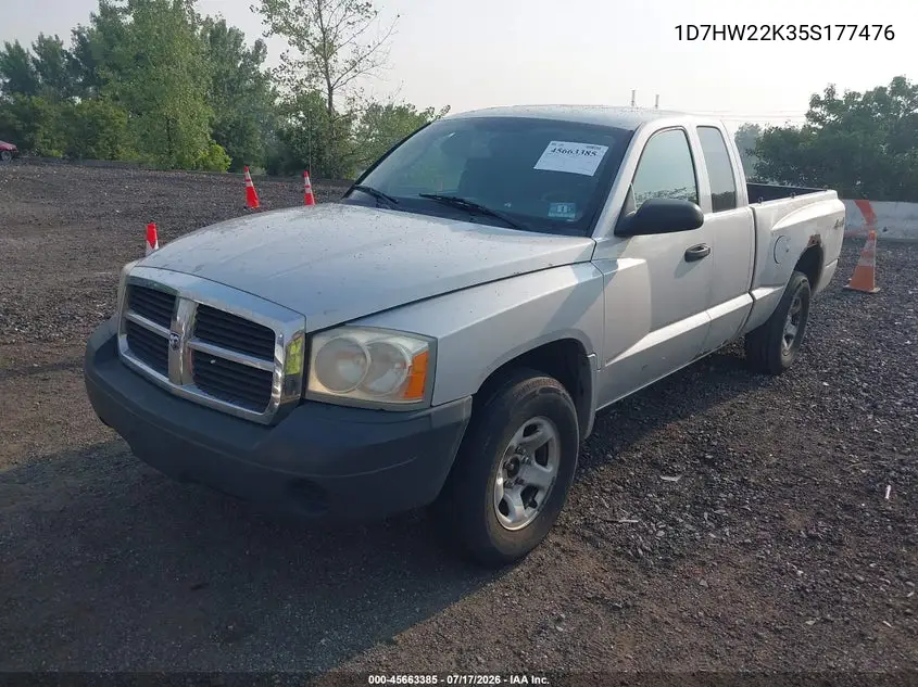 2005 Dodge Dakota St VIN: 1D7HW22K35S177476 Lot: 45663385