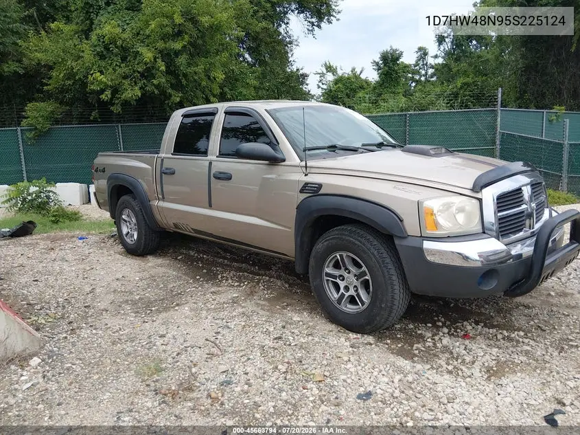 2005 Dodge Dakota Slt VIN: 1D7HW48N95S225124 Lot: 45663794