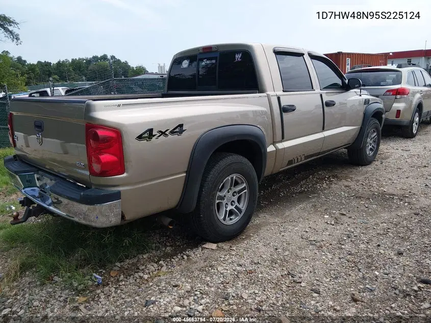 2005 Dodge Dakota Slt VIN: 1D7HW48N95S225124 Lot: 45663794