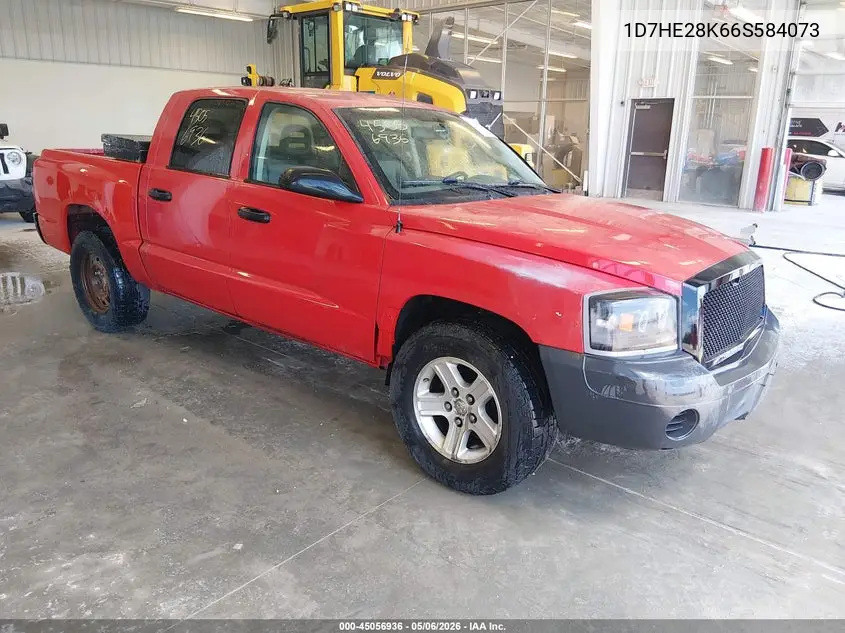 2006 Dodge Dakota St VIN: 1D7HE28K66S584073 Lot: 45056936