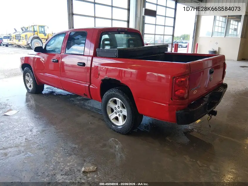 2006 Dodge Dakota St VIN: 1D7HE28K66S584073 Lot: 45056936