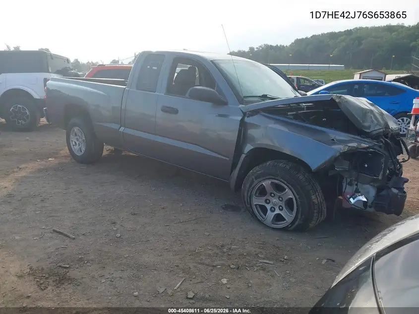 2006 Dodge Dakota Slt VIN: 1D7HE42J76S653865 Lot: 45408611
