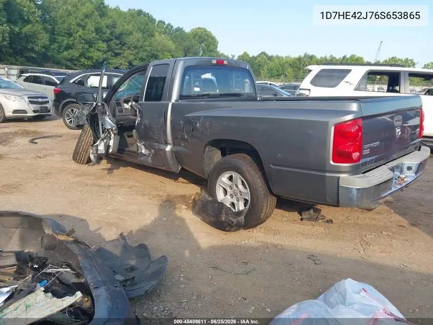 2006 Dodge Dakota Slt VIN: 1D7HE42J76S653865 Lot: 45408611
