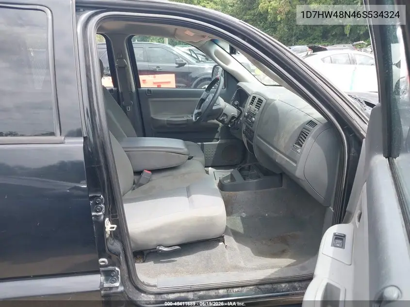 2006 Dodge Dakota Slt VIN: 1D7HW48N46S534324 Lot: 45411689