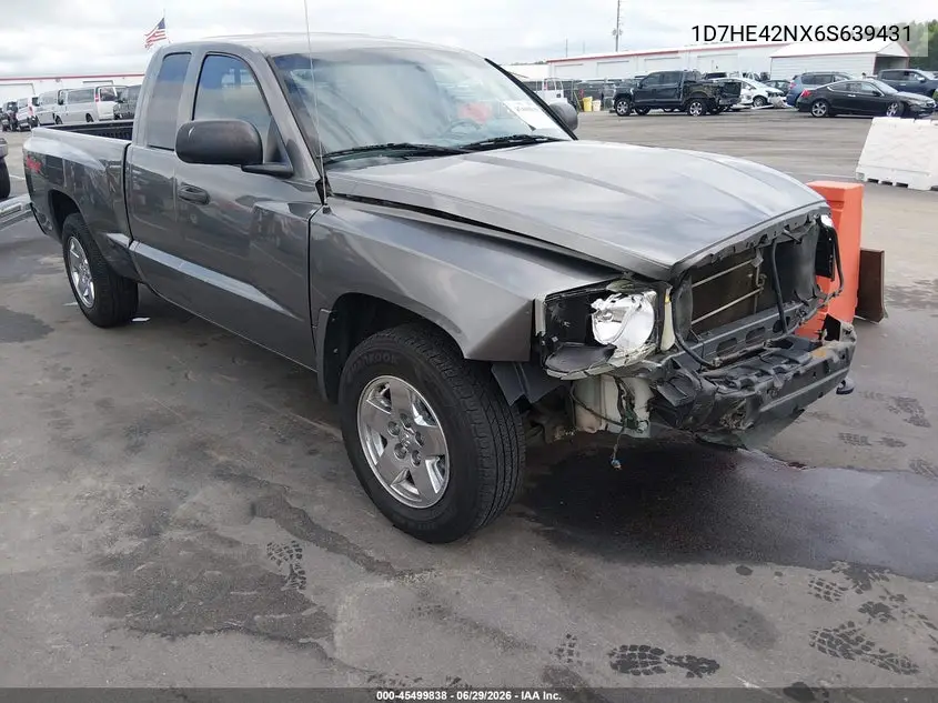 2006 Dodge Dakota Slt VIN: 1D7HE42NX6S639431 Lot: 45499838