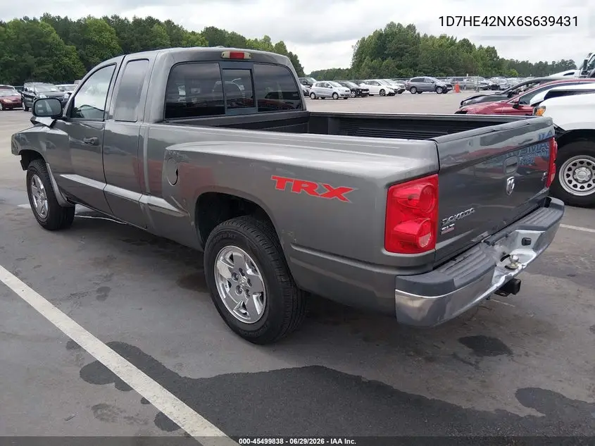 2006 Dodge Dakota Slt VIN: 1D7HE42NX6S639431 Lot: 45499838