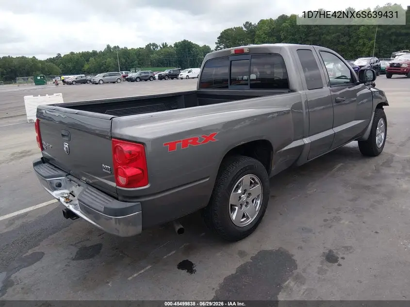 2006 Dodge Dakota Slt VIN: 1D7HE42NX6S639431 Lot: 45499838