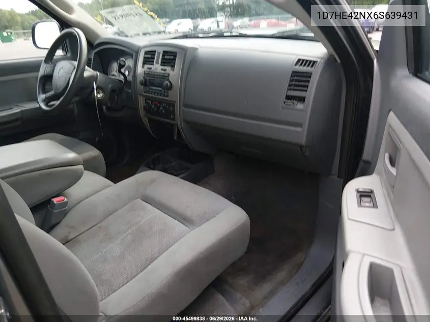 2006 Dodge Dakota Slt VIN: 1D7HE42NX6S639431 Lot: 45499838