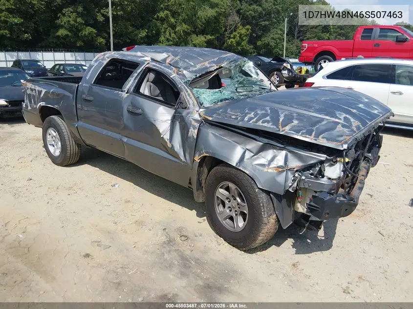 2006 Dodge Dakota Slt VIN: 1D7HW48N46S507463 Lot: 45503487