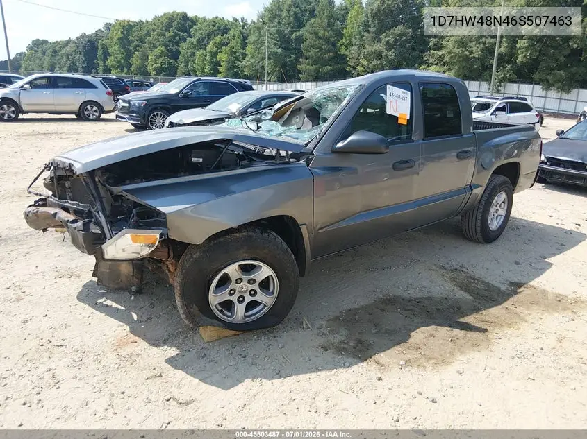 2006 Dodge Dakota Slt VIN: 1D7HW48N46S507463 Lot: 45503487