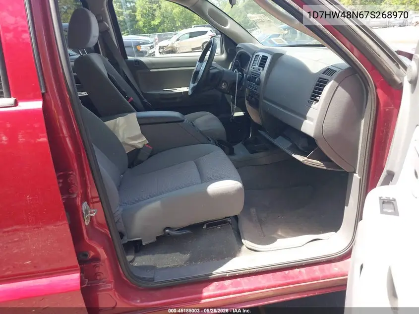 2007 Dodge Dakota Slt VIN: 1D7HW48N67S268970 Lot: 45185003