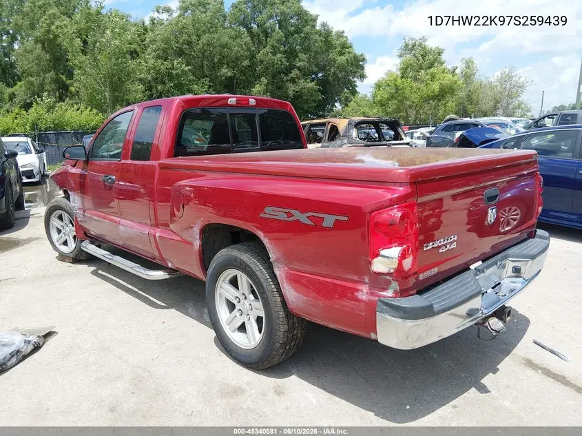 2007 Dodge Dakota St VIN: 1D7HW22K97S259439 Lot: 45340581