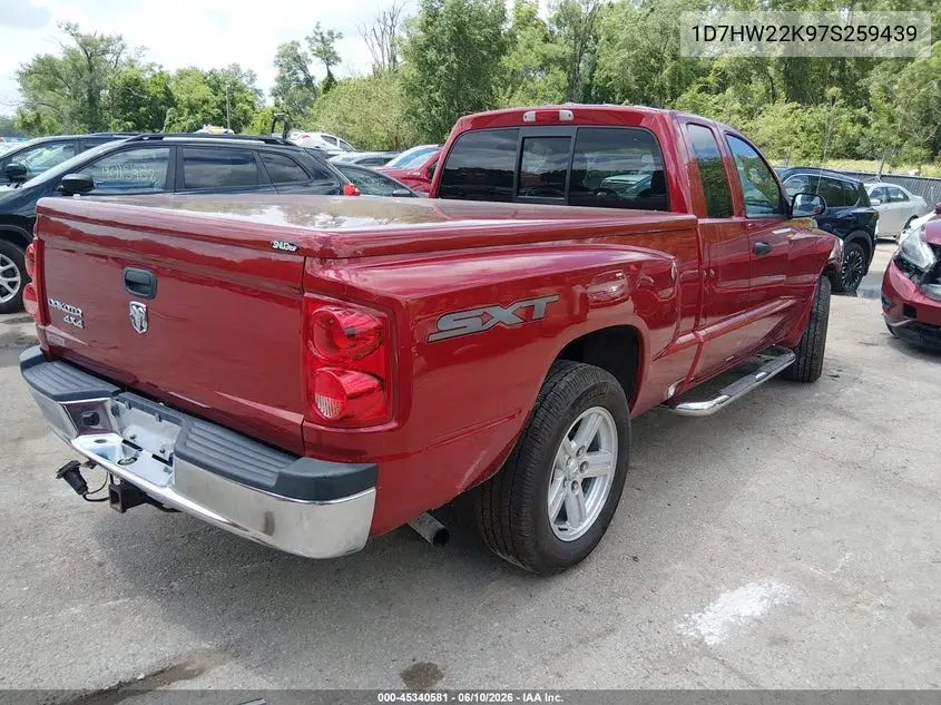 2007 Dodge Dakota St VIN: 1D7HW22K97S259439 Lot: 45340581