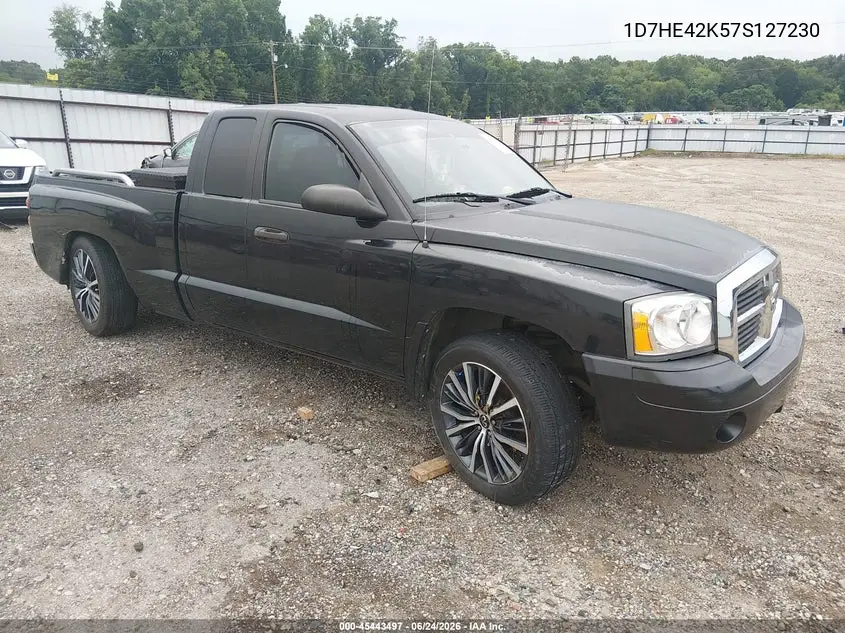 2007 Dodge Dakota Slt VIN: 1D7HE42K57S127230 Lot: 45443497