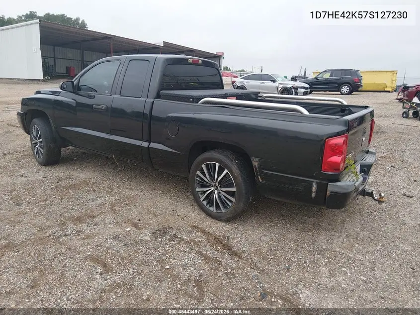 2007 Dodge Dakota Slt VIN: 1D7HE42K57S127230 Lot: 45443497
