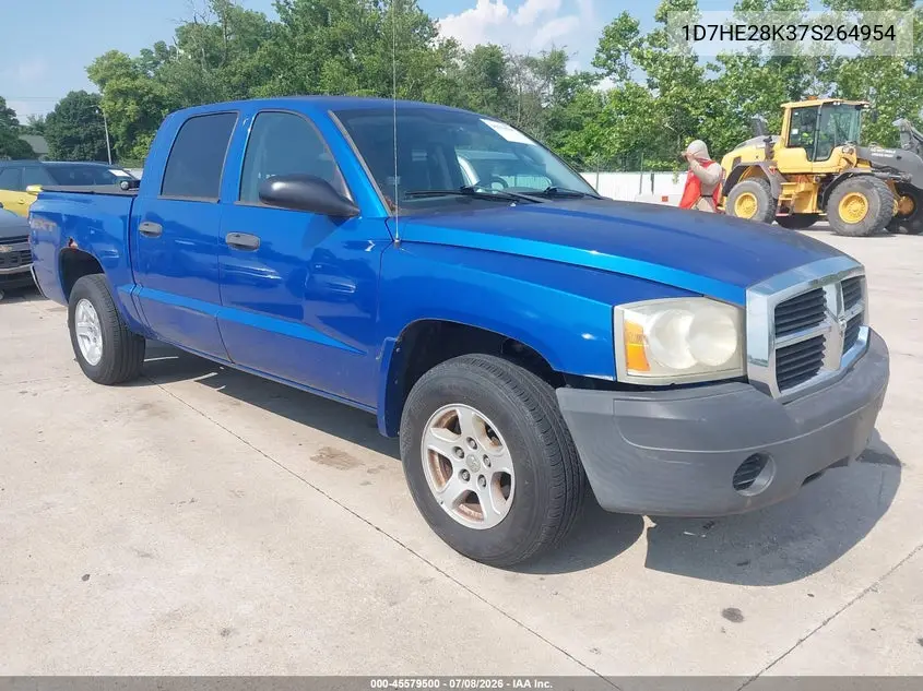2007 Dodge Dakota St VIN: 1D7HE28K37S264954 Lot: 45579500