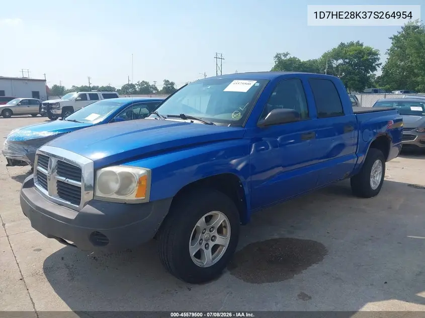 2007 Dodge Dakota St VIN: 1D7HE28K37S264954 Lot: 45579500