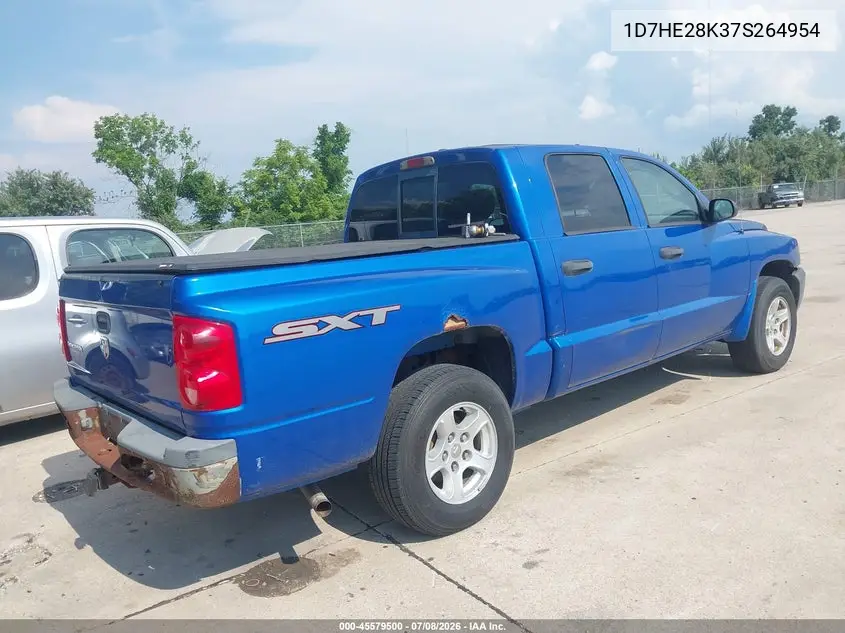 2007 Dodge Dakota St VIN: 1D7HE28K37S264954 Lot: 45579500