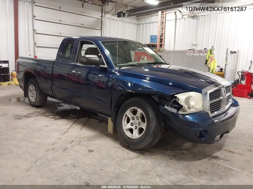 2007 Dodge Dakota Slt VIN: 1D7HW42KX7S161287 Lot: 45585328