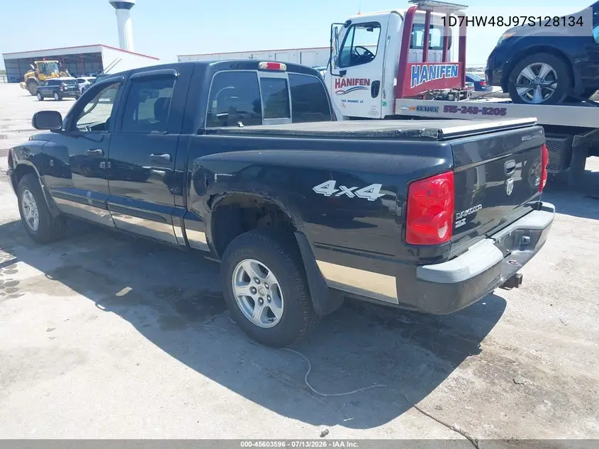 2007 Dodge Dakota Slt VIN: 1D7HW48J97S128134 Lot: 45603596