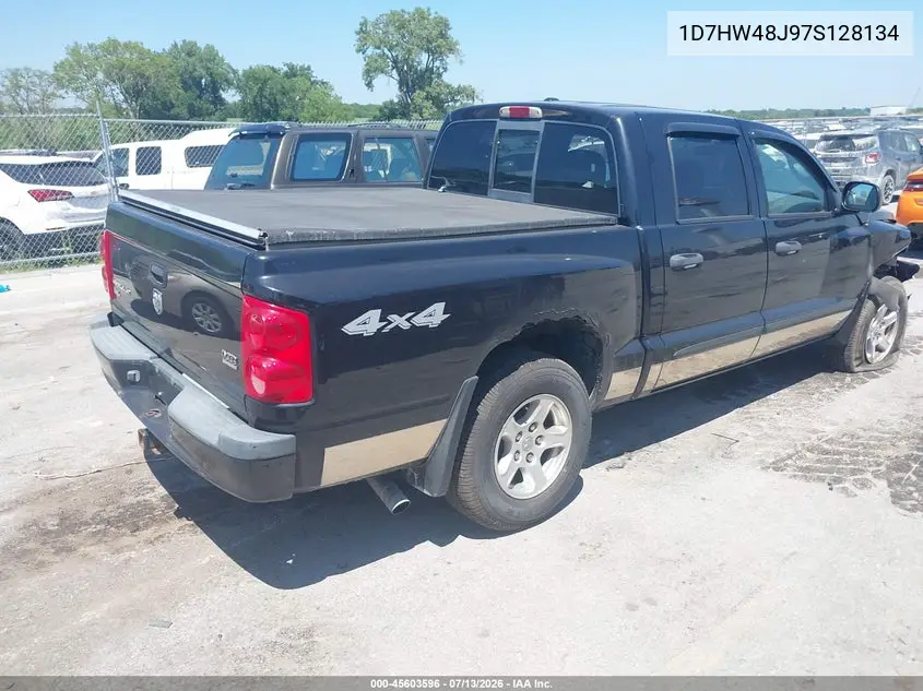 2007 Dodge Dakota Slt VIN: 1D7HW48J97S128134 Lot: 45603596