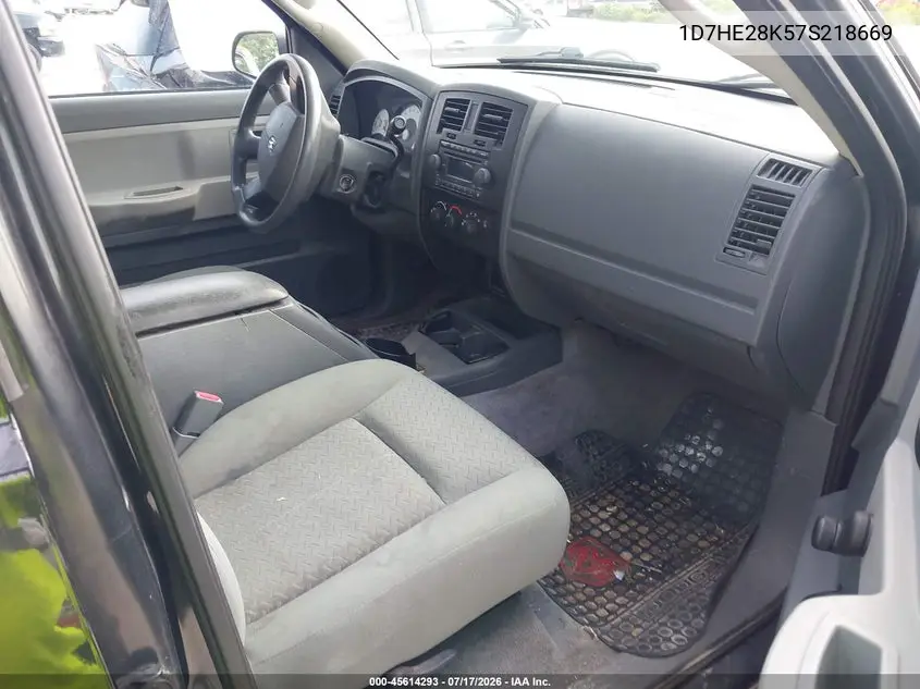 2007 Dodge Dakota St VIN: 1D7HE28K57S218669 Lot: 45614293