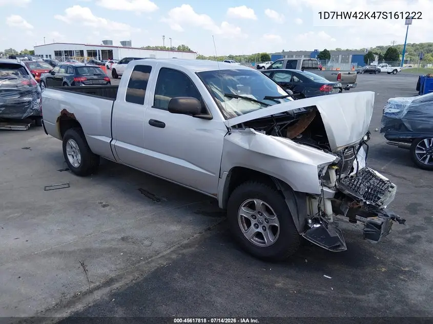 2007 Dodge Dakota Slt VIN: 1D7HW42K47S161222 Lot: 45617818