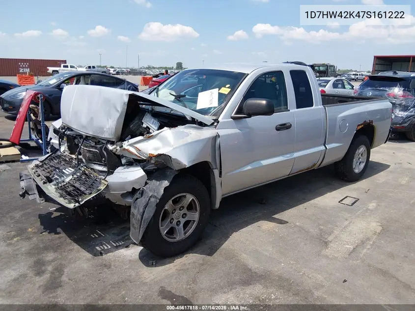 2007 Dodge Dakota Slt VIN: 1D7HW42K47S161222 Lot: 45617818