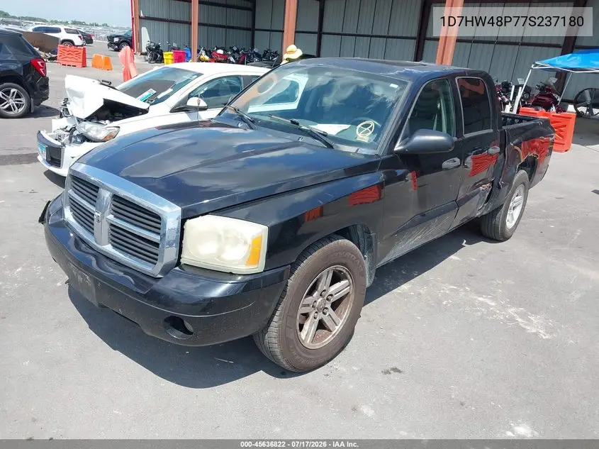 2007 Dodge Dakota Slt VIN: 1D7HW48P77S237180 Lot: 45636822