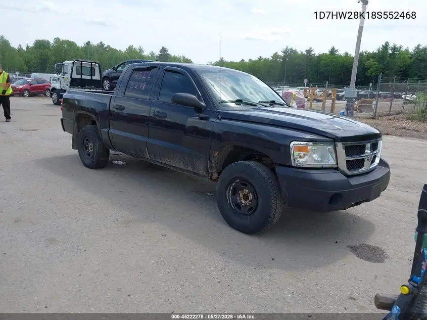 2008 Dodge Dakota St VIN: 1D7HW28K18S552468 Lot: 45222278