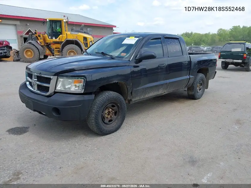 2008 Dodge Dakota St VIN: 1D7HW28K18S552468 Lot: 45222278